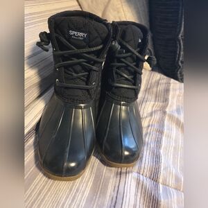 Sperry Black Waterproof Boots
